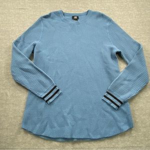 H & M Womens Wool Blend Thermal Long‎ Sleeve Crew Neck Pullover Size Large